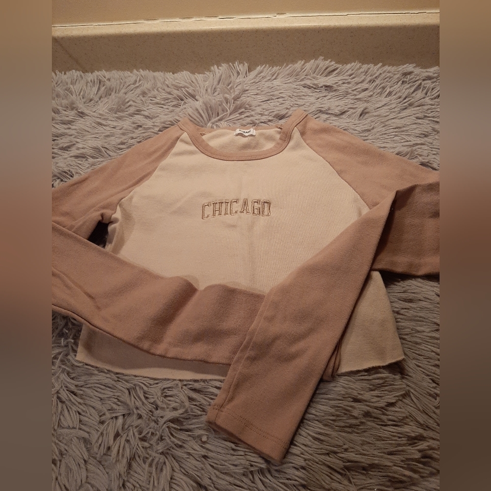Garage Brand Long Sleeve Crop Top Size PS